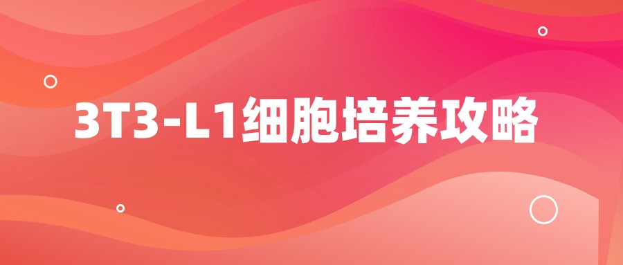 3T3-L1細(xì)胞培養(yǎng)建議